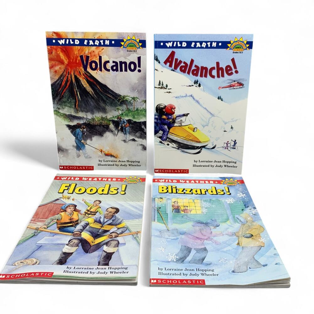 Hello Reader Level 4 Science Wild Earth Weather Avalance Floods Volcano Blizzard